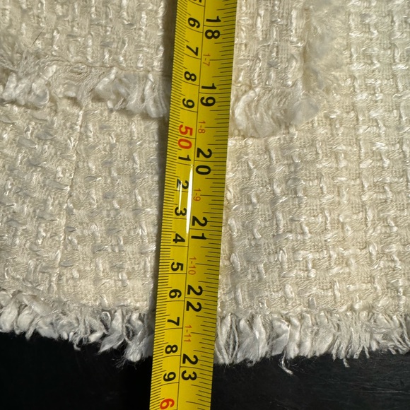 Vintage Preston & York Cream Textured Blazer Preppy Office Business Coco Chanel - Picture 11 of 14